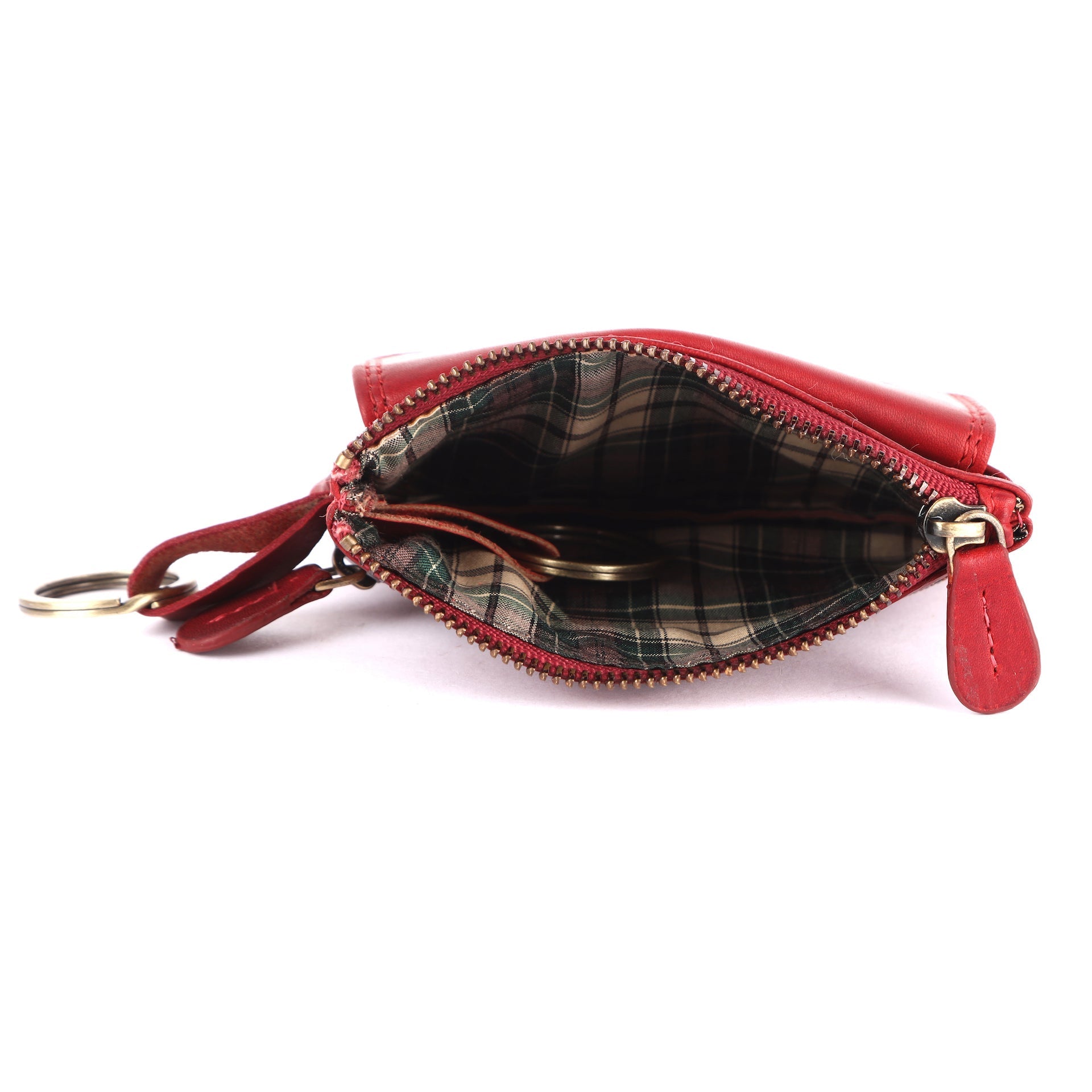 Benthill Schlüsseletui Leder | Schlüsseltasche Echt Leder | Kleines Schlüsselmäppchen für Damen & Herren inkl. Geschenkbox