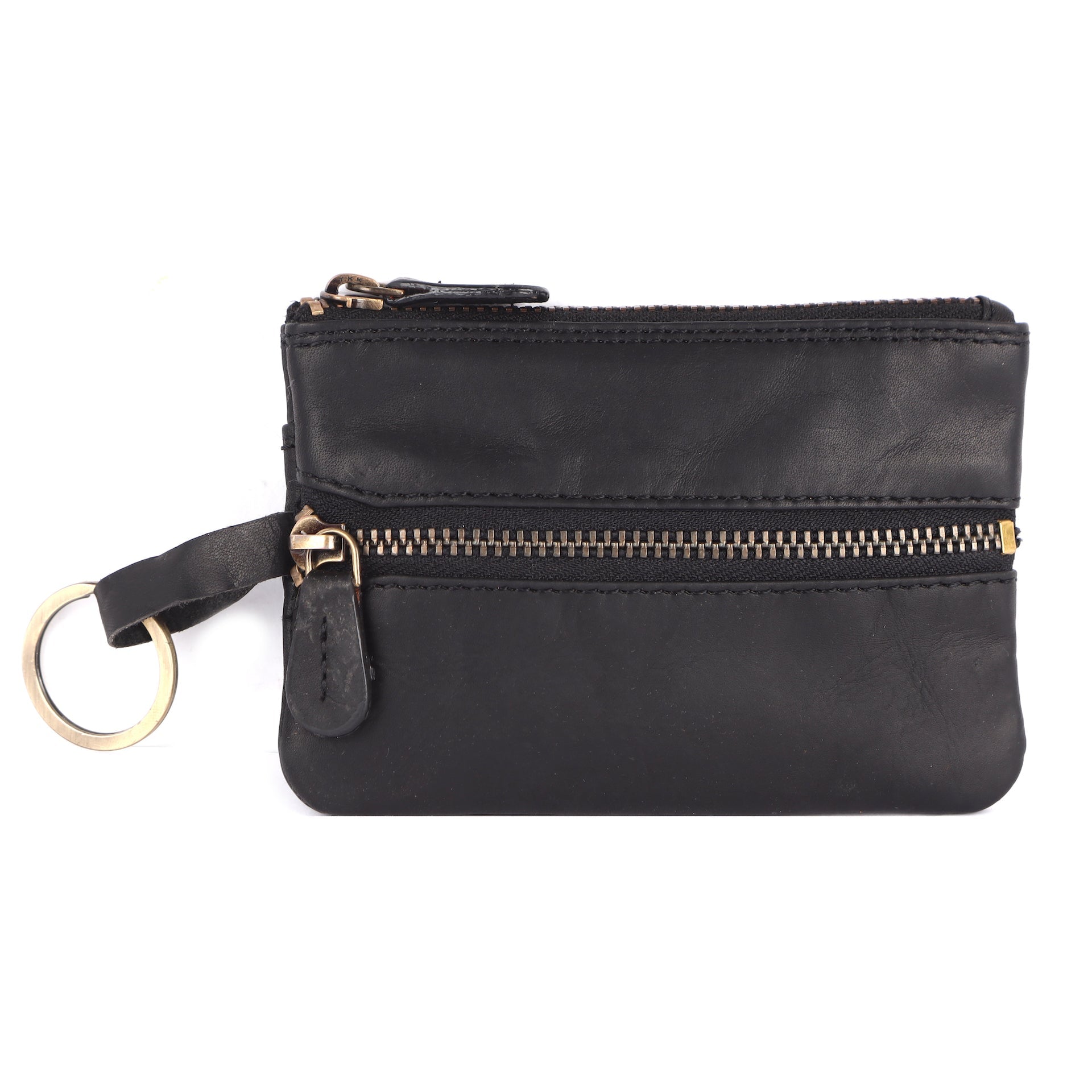 Benthill Schlüsseletui Leder | Schlüsseltasche Echt Leder | Kleines Schlüsselmäppchen für Damen & Herren inkl. Geschenkbox