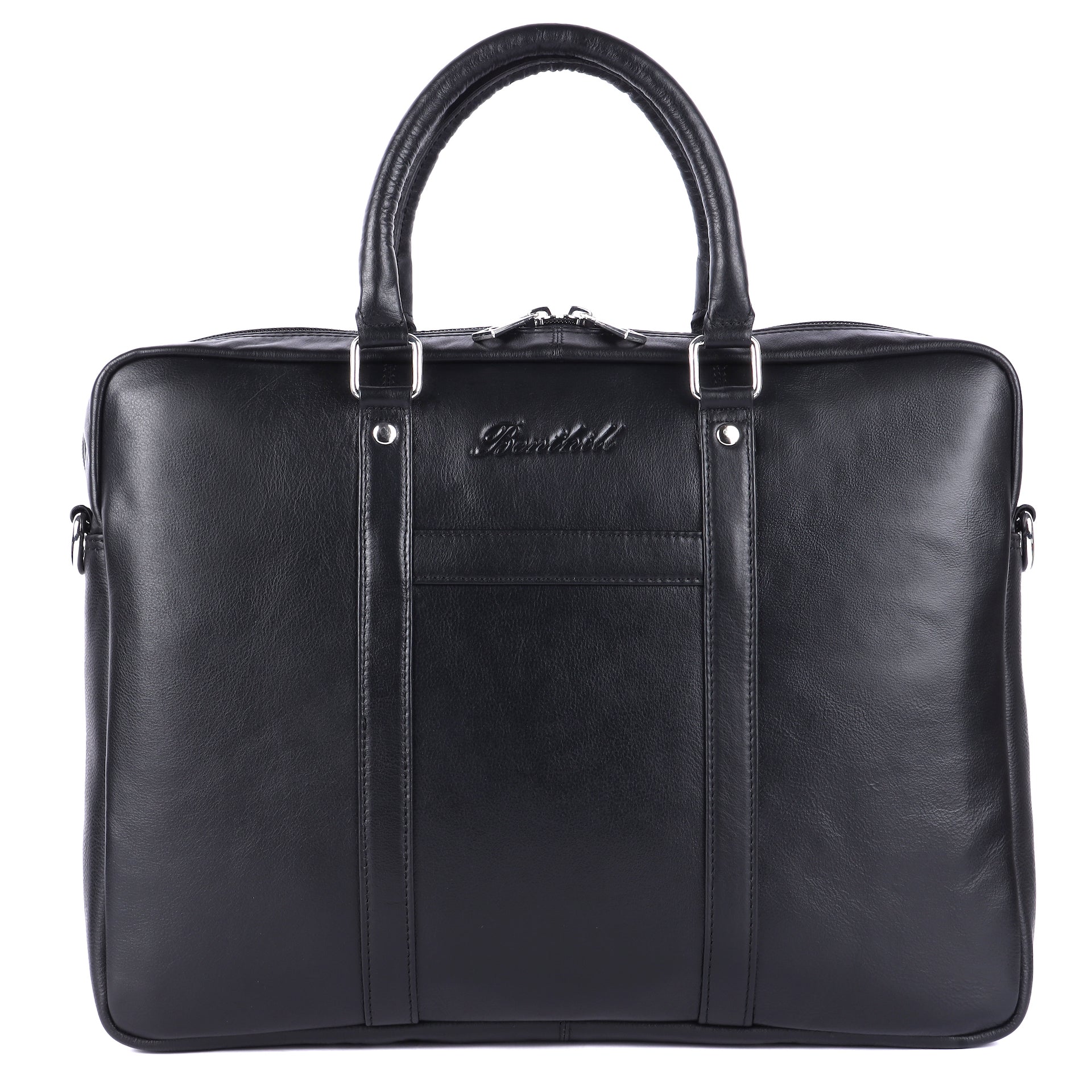 Benthill Notebooktasche Echt Leder I Aktentasche für Laptop I Umhängetasche für Notebook I Schultertasche Damen & Herren  I Bürotasche