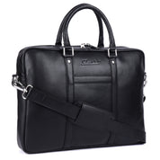 Benthill Notebooktasche Echt Leder I Aktentasche für Laptop I Umhängetasche für Notebook I Schultertasche Damen & Herren  I Bürotasche