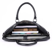 Benthill Notebooktasche Echt Leder I Aktentasche für Laptop I Umhängetasche für Notebook I Schultertasche Damen & Herren  I Bürotasche