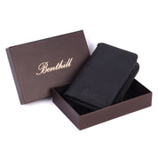 Benthill Kleiner Geldbeutel Leder | Mini Geldbörse Damen mit RFID Schutz | Portmonee mit 6 Kartenfächer | Mini-Börse aus Echtleder | Portemonnaie inkl. Geschenkbox