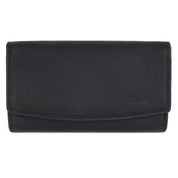 Benthill Geldbörse Groß Echt-Leder | Damen Portemonnaie XXL mit RFID Schutz | Vintage Frauen Geldbeutel mit vielen Kartenfächer inkl. Geschenkbox