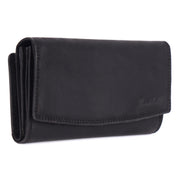 Benthill Geldbörse Groß Echt-Leder | Damen Portemonnaie XXL mit RFID Schutz | Vintage Frauen Geldbeutel mit vielen Kartenfächer inkl. Geschenkbox