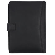 Benthill Arbeitsmappe A5 Echt Leder | Konferenzmappe aus echtem Leder | Reißverschluss Schreibmappe | Dokumentenmappe - Organizer