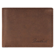 Benthill Geldbörse Herren Leder - Echtleder Geldbeutel mit RFID-Schutz - Slim Portemonnaie für Männer - Echtem Vintage Leder