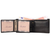 Benthill Geldbörse Herren Leder - Echtleder Geldbeutel mit RFID-Schutz - Slim Portemonnaie für Männer - Echtem Vintage Leder