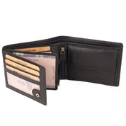 Benthill Geldbörse Herren Leder - Echtleder Geldbeutel mit RFID-Schutz - Slim Portemonnaie für Männer - Echtem Vintage Leder