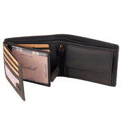 Benthill Geldbörse Herren Leder - Echtleder Geldbeutel mit RFID-Schutz - Slim Portemonnaie für Männer - Echtem Vintage Leder