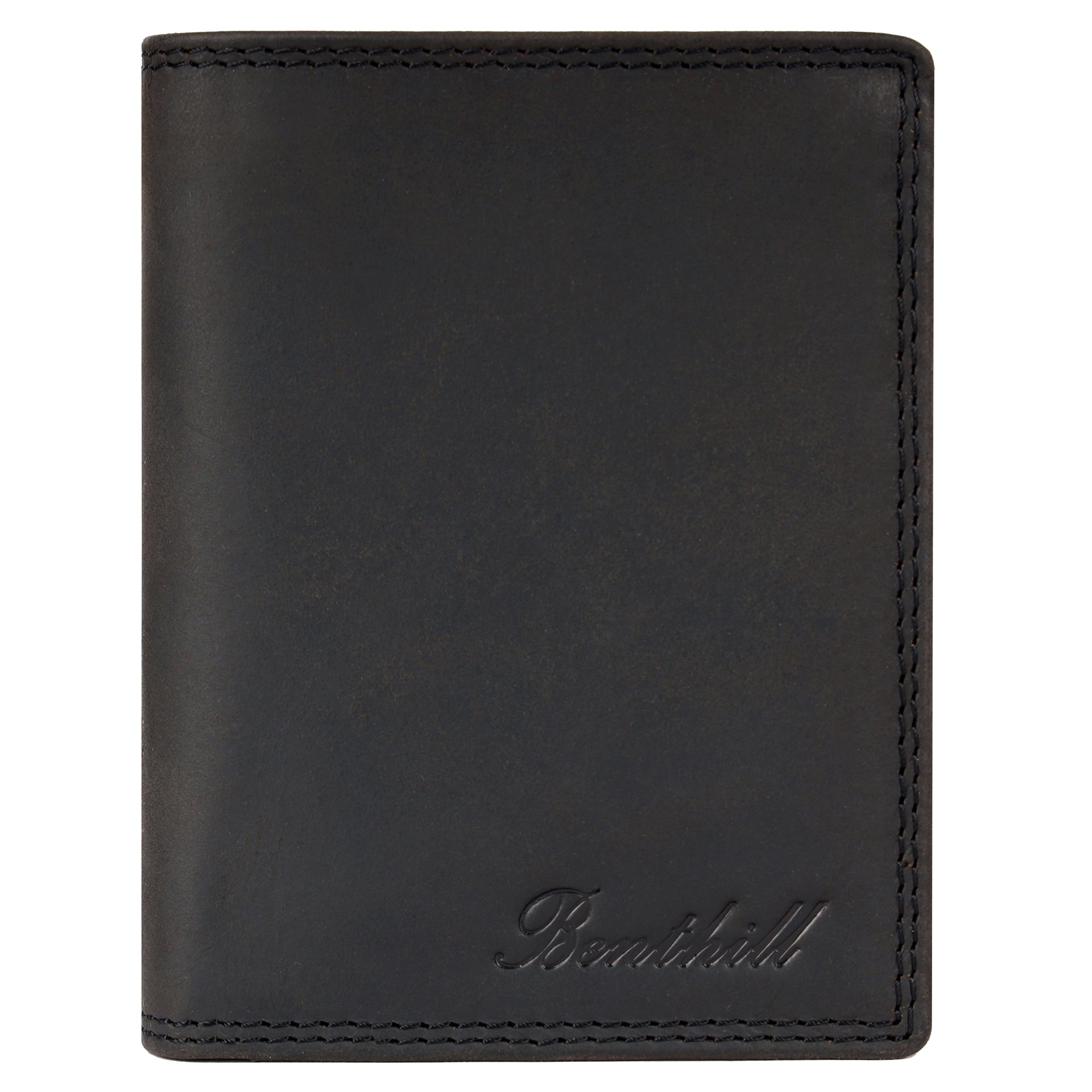 Benthill Geldbörse Herren Leder - Echtleder Geldbeutel mit RFID-Schutz - Slim Portemonnaie für Männer - Echtem Vintage Leder