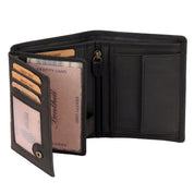 Benthill Geldbörse Herren Leder - Echtleder Geldbeutel mit RFID-Schutz - Slim Portemonnaie für Männer - Echtem Vintage Leder