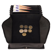 Benthill Kellner Geldbörse Leder - Echtleder Kellnerportemonnaie mit RFID Schutz - XXL Robuste Kellnerbörse - Profi Kellner-Geldbeutel