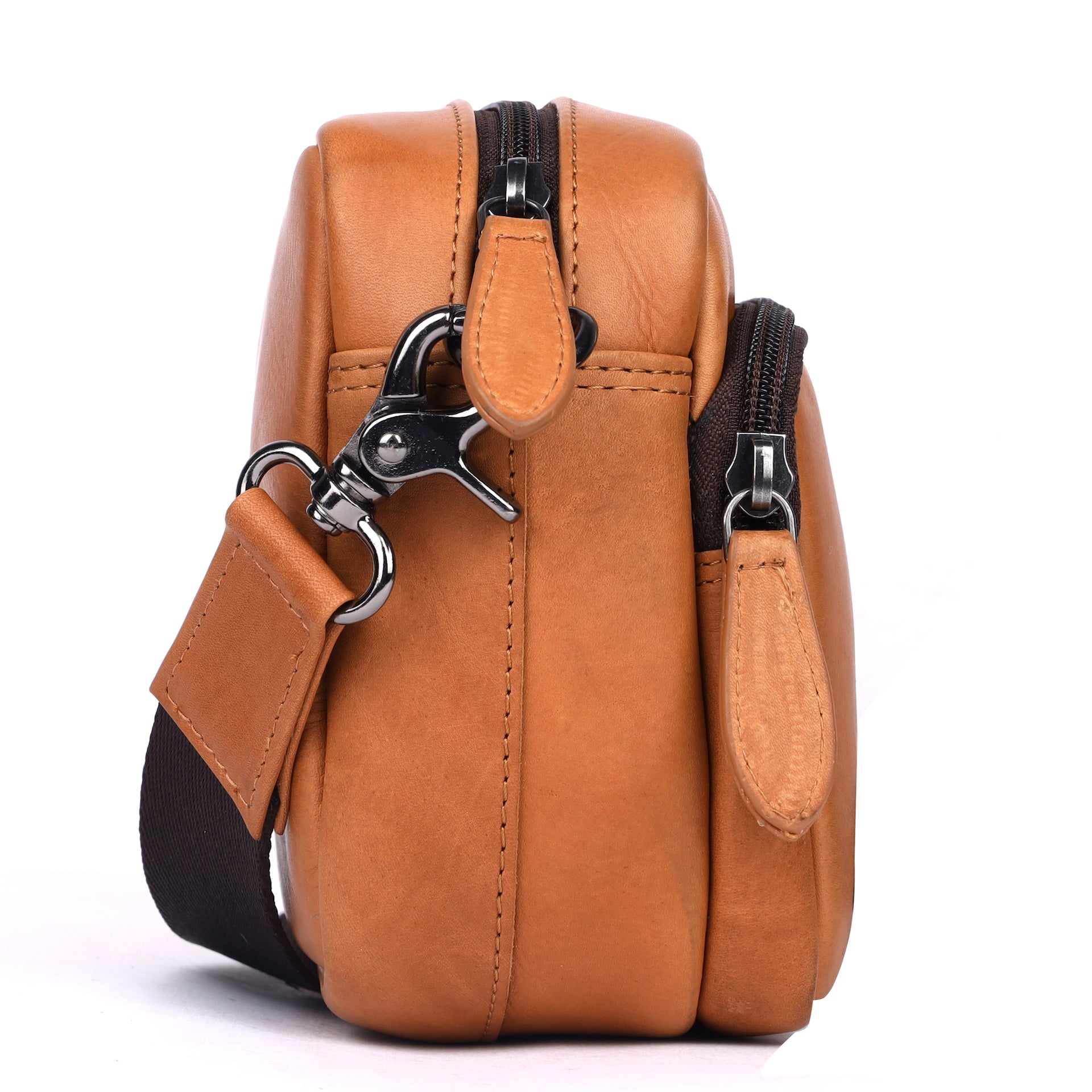 Benthill Schultertasche Herren Damen Echt-Leder | Herren Umhängetasche aus hochwertigem Rindsleder | Vintage Echtleder Bag
