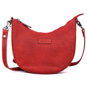 Benthill Schultertasche Damen Echt Leder | Henkeltasche aus hochwertigem Rindsleder | Kleine Vintage Hobo Bag Beutel