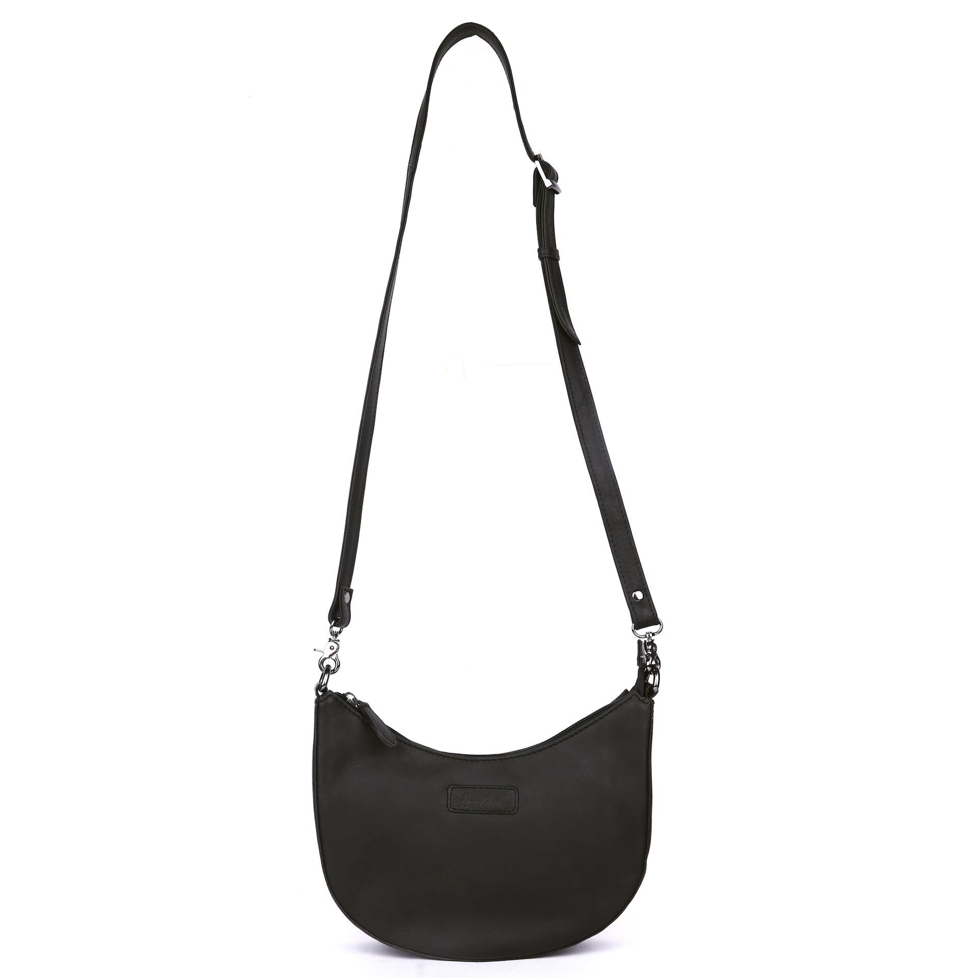 Benthill Schultertasche Damen Echt Leder | Henkeltasche aus hochwertigem Rindsleder | Kleine Vintage Hobo Bag Beutel