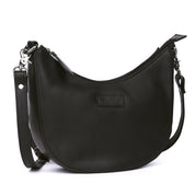 Benthill Schultertasche Damen Echt Leder | Henkeltasche aus hochwertigem Rindsleder | Kleine Vintage Hobo Bag Beutel