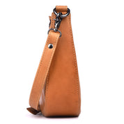 Benthill Schultertasche Damen Echt Leder | Henkeltasche aus hochwertigem Rindsleder | Kleine Vintage Hobo Bag Beutel