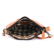 Benthill Schultertasche Damen Echt Leder | Henkeltasche aus hochwertigem Rindsleder | Kleine Vintage Hobo Bag Beutel