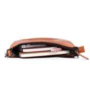 Benthill Schultertasche Damen Echt Leder | Henkeltasche aus hochwertigem Rindsleder | Kleine Vintage Hobo Bag Beutel