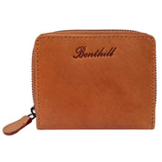 Benthill Kleine Geldbörse Echt Leder | Damen & Herren Portemonnaie mit RFID Schutz | 8 Kartenfächer | Slim-Wallet inkl. Geschenkbox