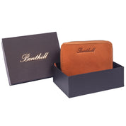 Benthill Kleine Geldbörse Echt Leder | Damen & Herren Portemonnaie mit RFID Schutz | 8 Kartenfächer | Slim-Wallet inkl. Geschenkbox