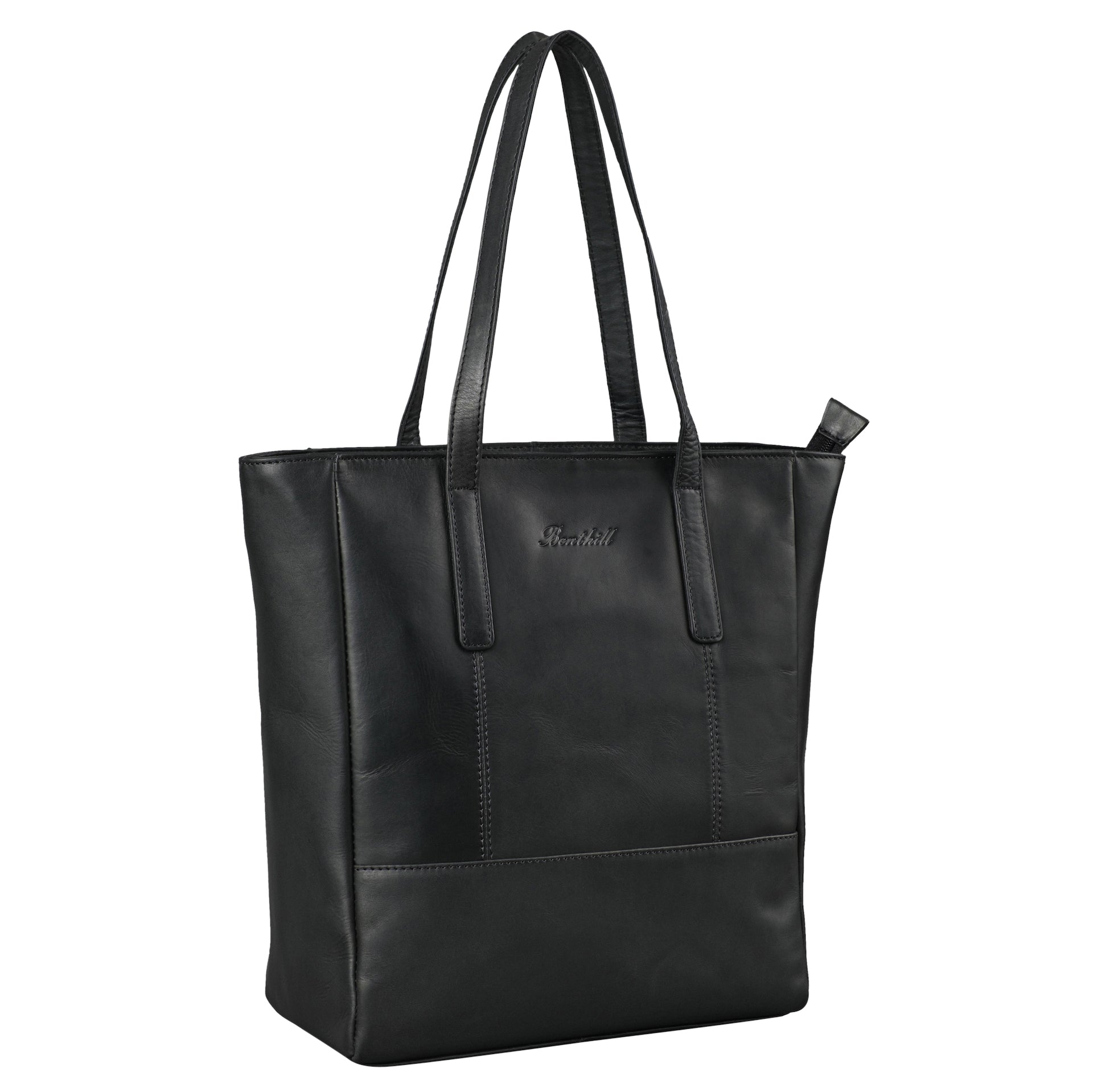 Benthill Shopper Damen Echt Leder | Handtasche aus echtem Rindsleder | Frauen Schultertasche Groß | Vintage Henkeltasche