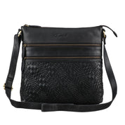 Benthill Schultertasche Damen Echt Leder | Umhängetasche aus echtem Rindsleder | Frauen Handtasche Vintage | Shopper Bag Beutel