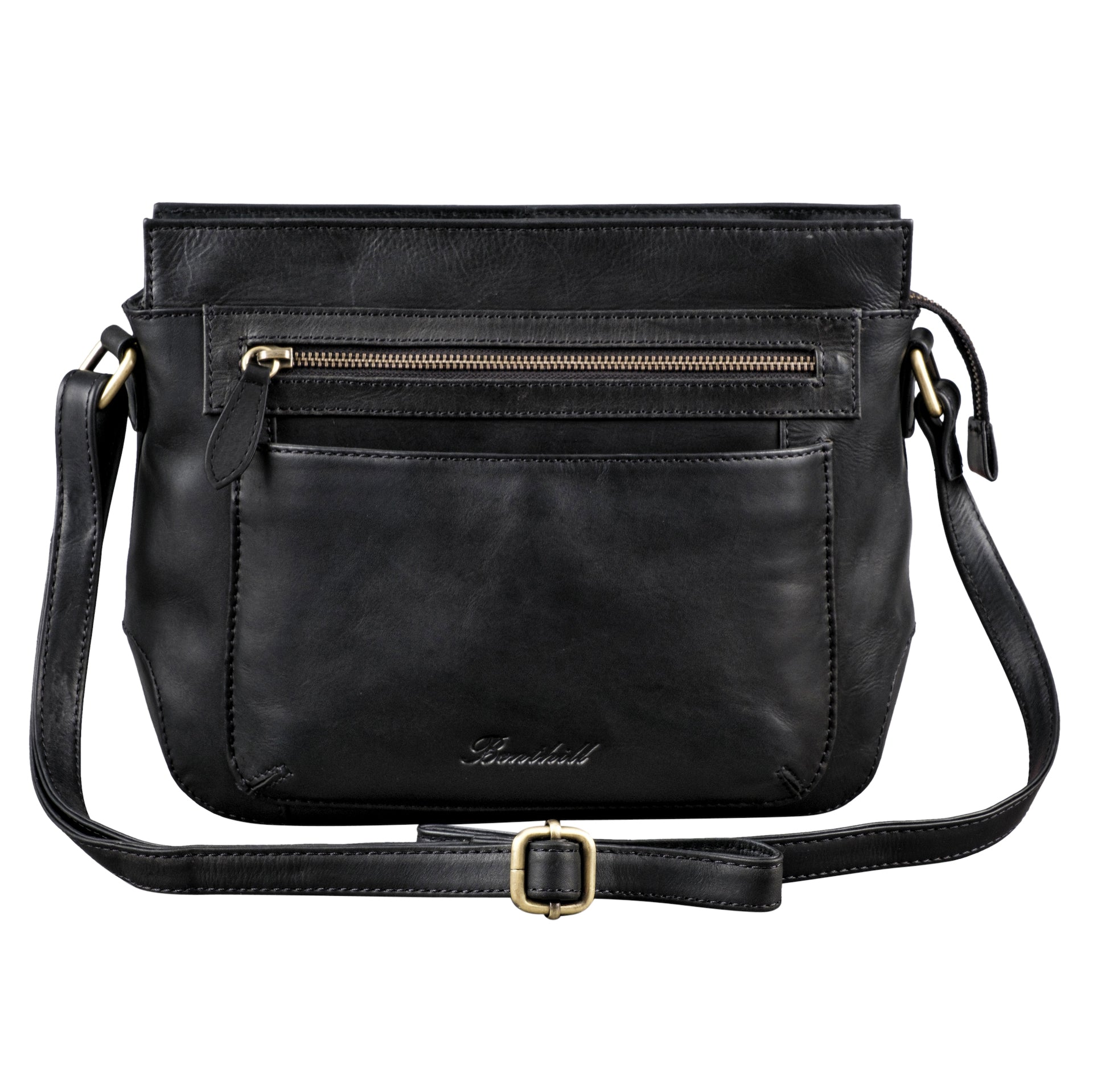 Benthill Echt Leder Damen Schultertasche | Vintage Umhängetasche aus weichem Rindsleder | Ledertasche für Frauen | Kleine Damentasche