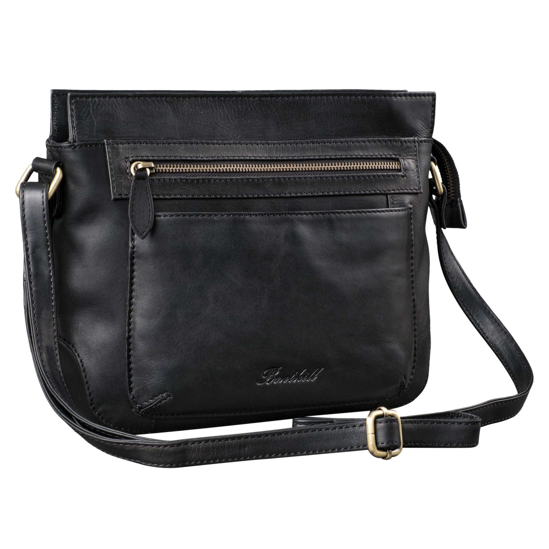 Benthill Echt Leder Damen Schultertasche | Vintage Umhängetasche aus weichem Rindsleder | Ledertasche für Frauen | Kleine Damentasche