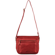 Benthill Echt Leder Damen Schultertasche | Vintage Umhängetasche aus weichem Rindsleder | Ledertasche für Frauen | Kleine Damentasche