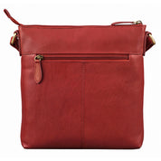 Benthill Echt Leder Umhängetasche | Damen Schultertasche aus Rindsleder | Schmale Vintage Damen Handtasche mit geflochtenem Muster