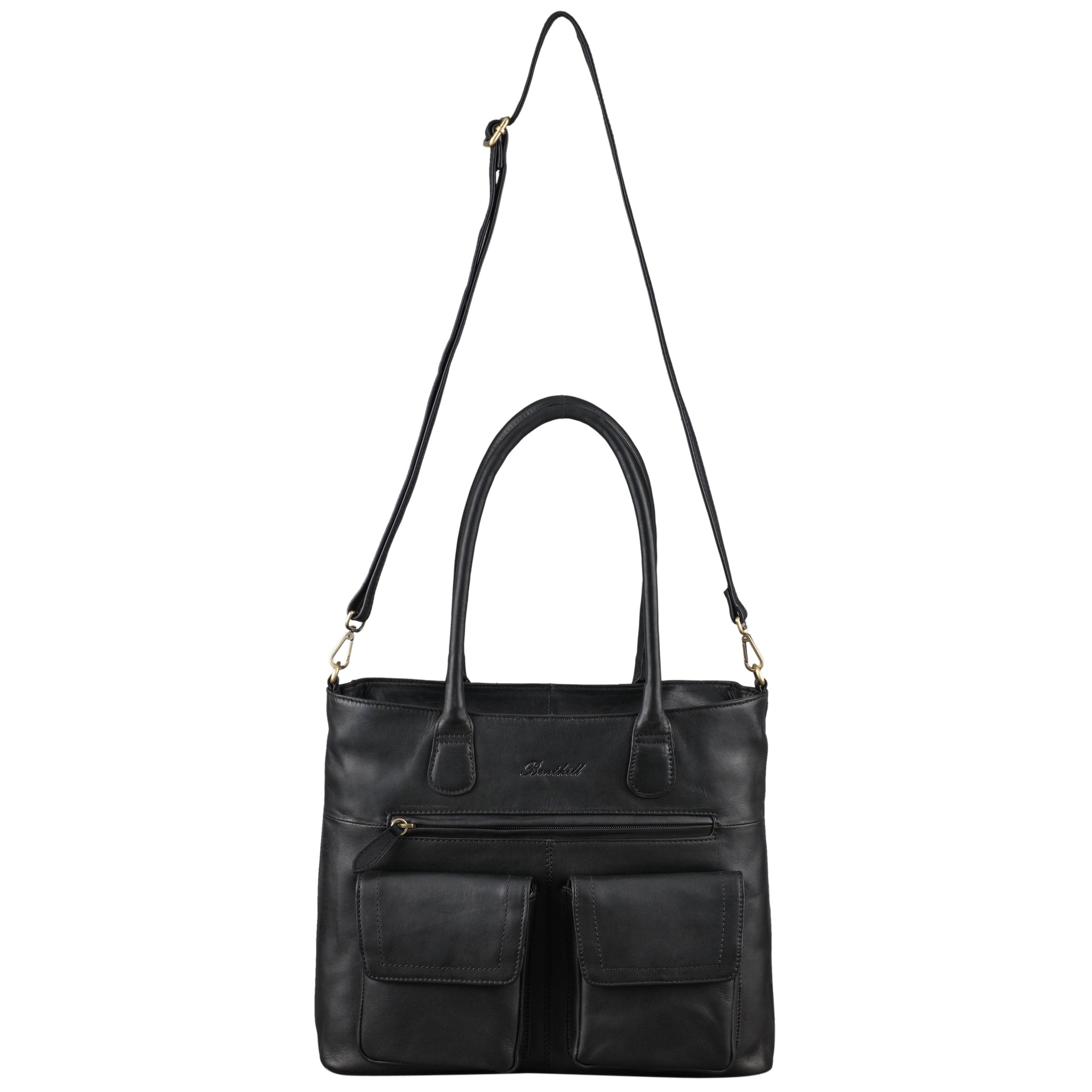 Benthill Handtasche Damen Leder | Vintage Henkeltasche aus echtem Rindsleder | Große Umhängetasche | Echt Leder Shopper