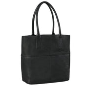 Benthill Shopper Leder Damen | Einfache Schultertasche ohne Reißverschluss | Vintage Handtasche aus echtem Rindsleder | Hochwertiger Beutel