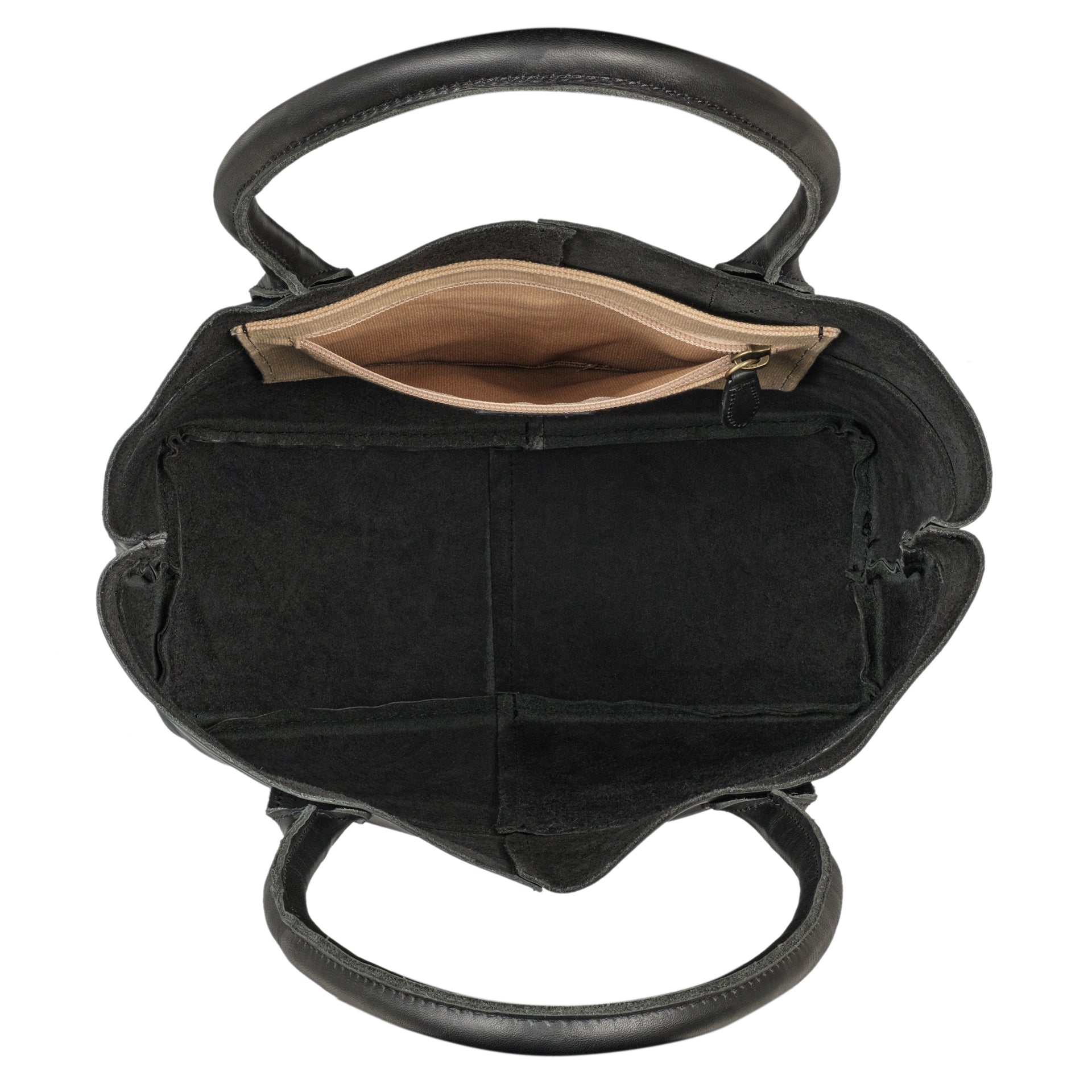 Benthill Shopper Leder Damen | Einfache Schultertasche ohne Reißverschluss | Vintage Handtasche aus echtem Rindsleder | Hochwertiger Beutel