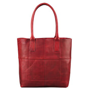Benthill Shopper Leder Damen | Einfache Schultertasche ohne Reißverschluss | Vintage Handtasche aus echtem Rindsleder | Hochwertiger Beutel