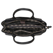 Benthill Damen Tasche Echt Leder | Große Handtasche aus echtem Rindsleder | Vintage Henkeltasche mit vielen Fächern | Damen Schultertasche Gross mit viel Platz