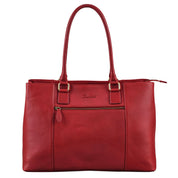 Benthill Damen Tasche Echt Leder | Große Handtasche aus echtem Rindsleder | Vintage Henkeltasche mit vielen Fächern | Damen Schultertasche Gross mit viel Platz