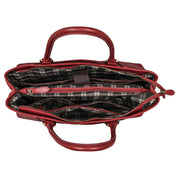 Benthill Damen Tasche Echt Leder | Große Handtasche aus echtem Rindsleder | Vintage Henkeltasche mit vielen Fächern | Damen Schultertasche Gross mit viel Platz