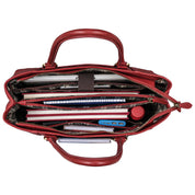 Benthill Damen Tasche Echt Leder | Große Handtasche aus echtem Rindsleder | Vintage Henkeltasche mit vielen Fächern | Damen Schultertasche Gross mit viel Platz