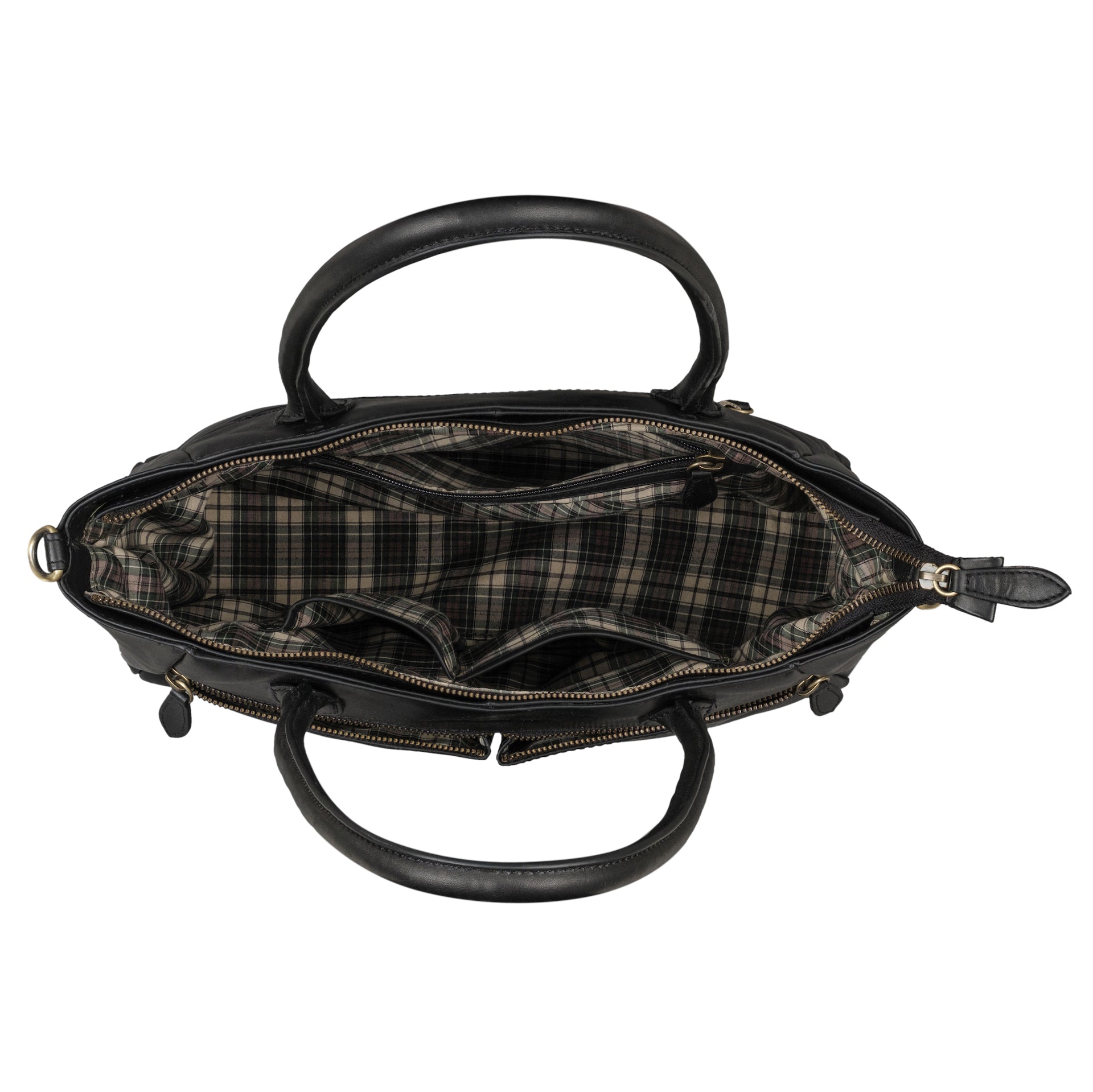 Benthill Damen Handtasche Leder - Hochwertige Ledertasche - Große Klassische Damentasche / Shopper - Elegante Umhängetasche - Schultertasche