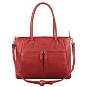 Benthill Damen Handtasche Leder - Hochwertige Ledertasche - Große Klassische Damentasche / Shopper - Elegante Umhängetasche - Schultertasche