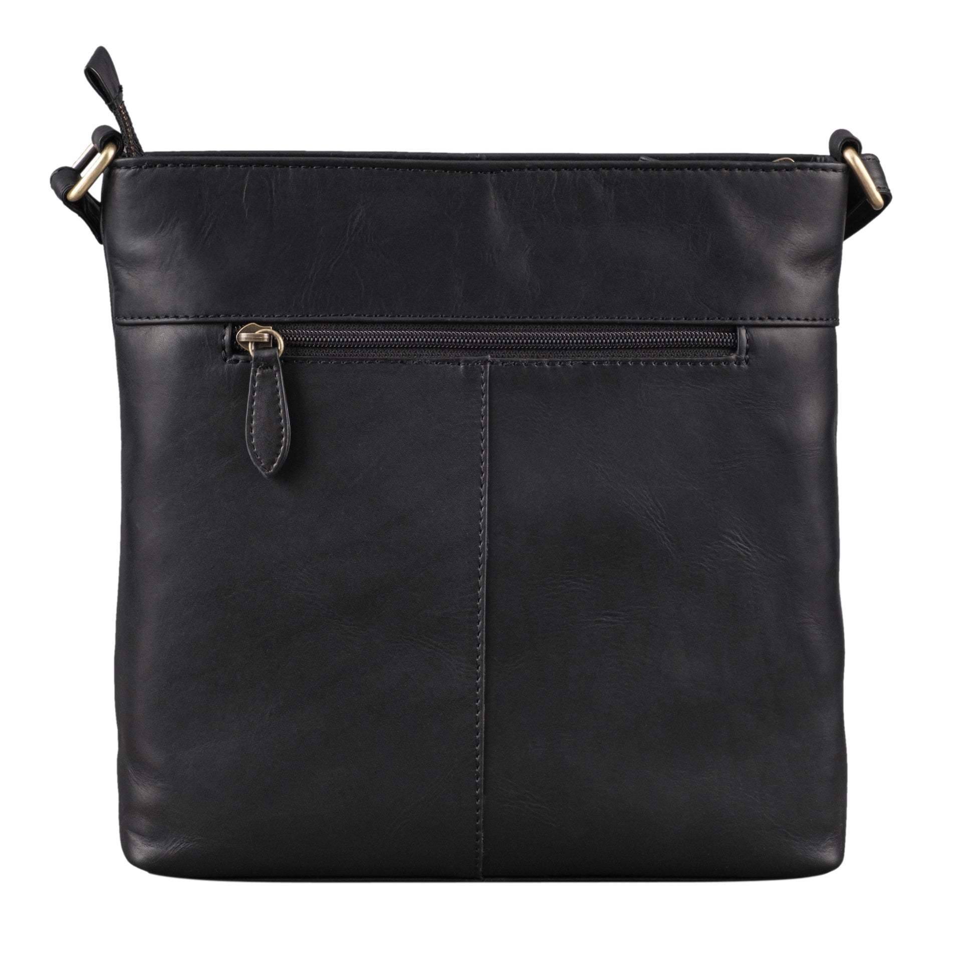 Benthill Shopper Damen Leder - Ledertasche mit Reißverschluss - Umhängetasche aus Echtleder - Handtasche Vintage - Bag Beutel - Schulterbeutel