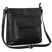 Benthill Shopper Damen Leder - Ledertasche mit Reißverschluss - Umhängetasche aus Echtleder - Handtasche Vintage - Bag Beutel - Schulterbeutel