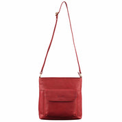 Benthill Shopper Damen Leder - Ledertasche mit Reißverschluss - Umhängetasche aus Echtleder - Handtasche Vintage - Bag Beutel - Schulterbeutel
