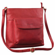 Benthill Shopper Damen Leder - Ledertasche mit Reißverschluss - Umhängetasche aus Echtleder - Handtasche Vintage - Bag Beutel - Schulterbeutel