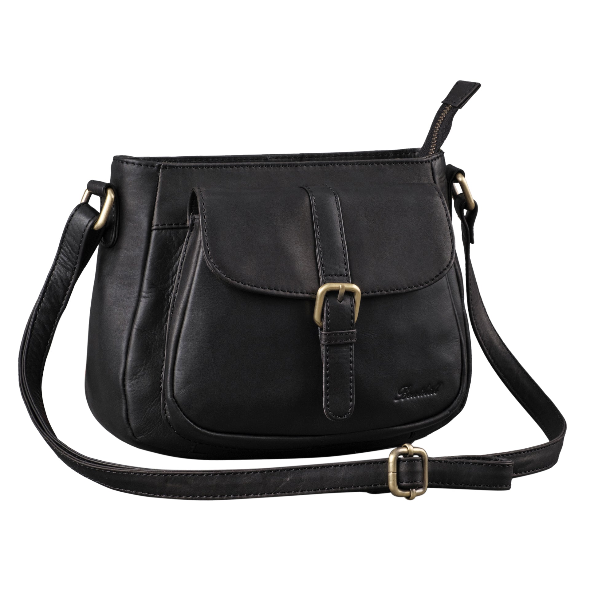 Benthill Damen Handtasche Leder - Shopper aus weichem hochwertigem Echt-Leder - Vintage Fashion Bag Beutel - Schultertasche - Umhängetaschen