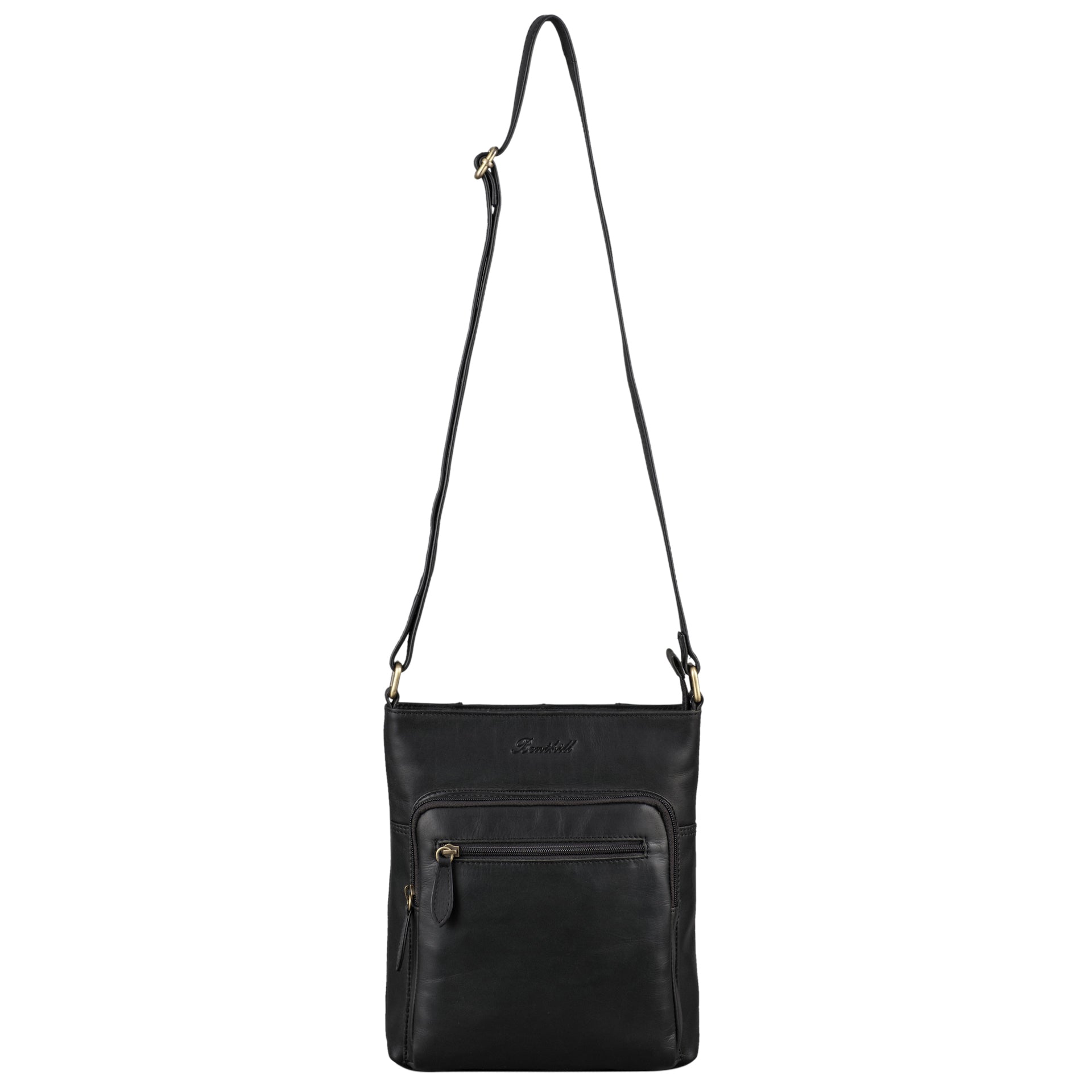 Benthill Damen Shopper Leder - Tasche aus echtem Rindsleder - Handtasche mit Reißverschluss - Schultertasche / Ledertasche - Vintage Umhängetasche