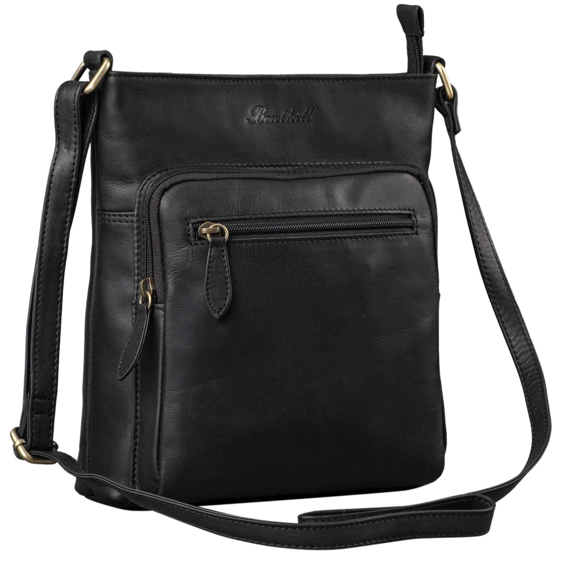  Ledertasche - Vintage Umhängetasche
