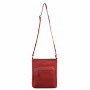 Benthill Damen Shopper Leder - Tasche aus echtem Rindsleder - Handtasche mit Reißverschluss - Schultertasche / Ledertasche - Vintage Umhängetasche