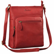 Benthill Damen Shopper Leder - Tasche aus echtem Rindsleder - Handtasche mit Reißverschluss - Schultertasche / Ledertasche - Vintage Umhängetasche